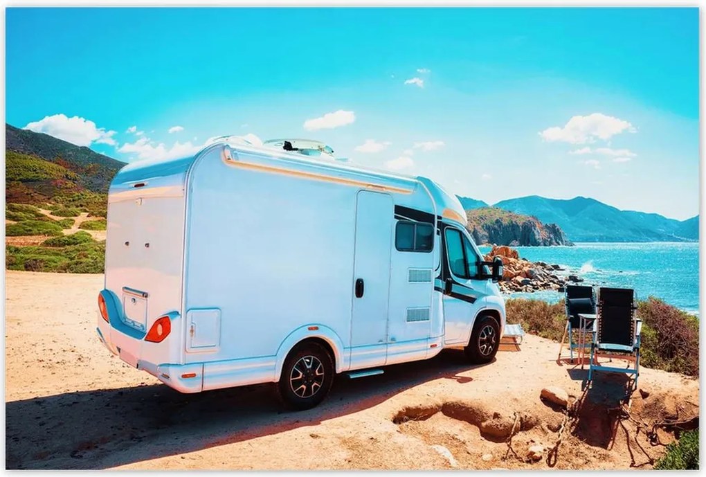 Poszterek 120x80 Lakókocsis kirándulás Olaszország