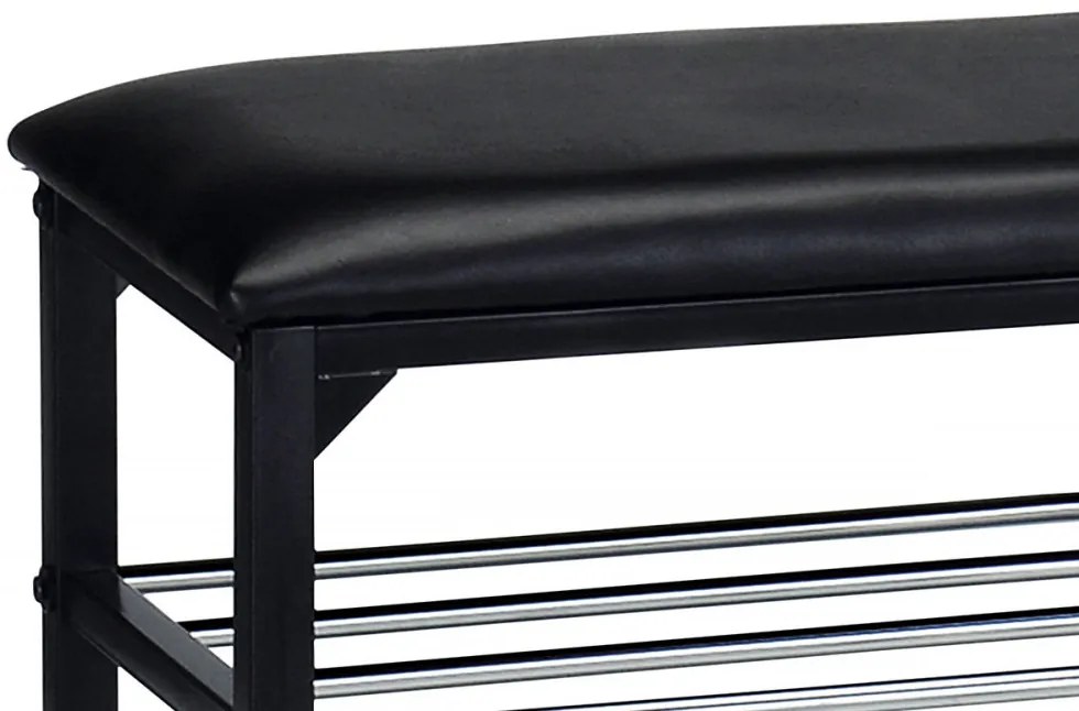 Raft modern pentru pantofi negru În stoc 83168-13