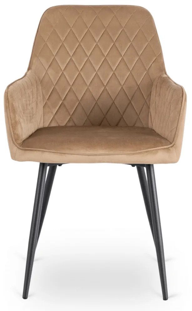 Elegáns Bézs Bársony Étkezőszék BRESSO