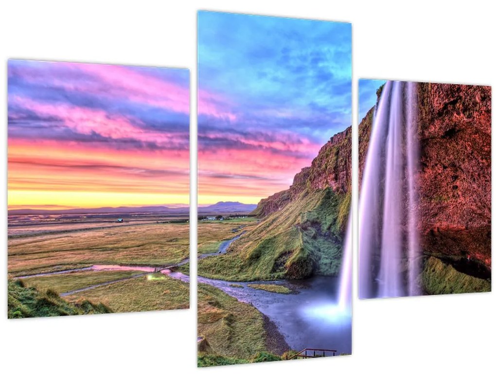 Kép - Seljalandsfoss vízesés (90x60 cm)