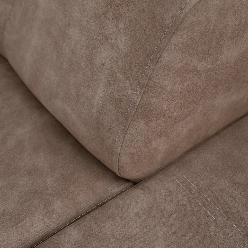 Ülőgarnitúra, bézs, jobbos, MALAGA BIG