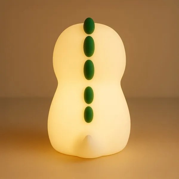 LED RGBW, dimmelhető, újratölthető gyerek éjszakai lámpa DINO LED/1W/5V 1200 mAh