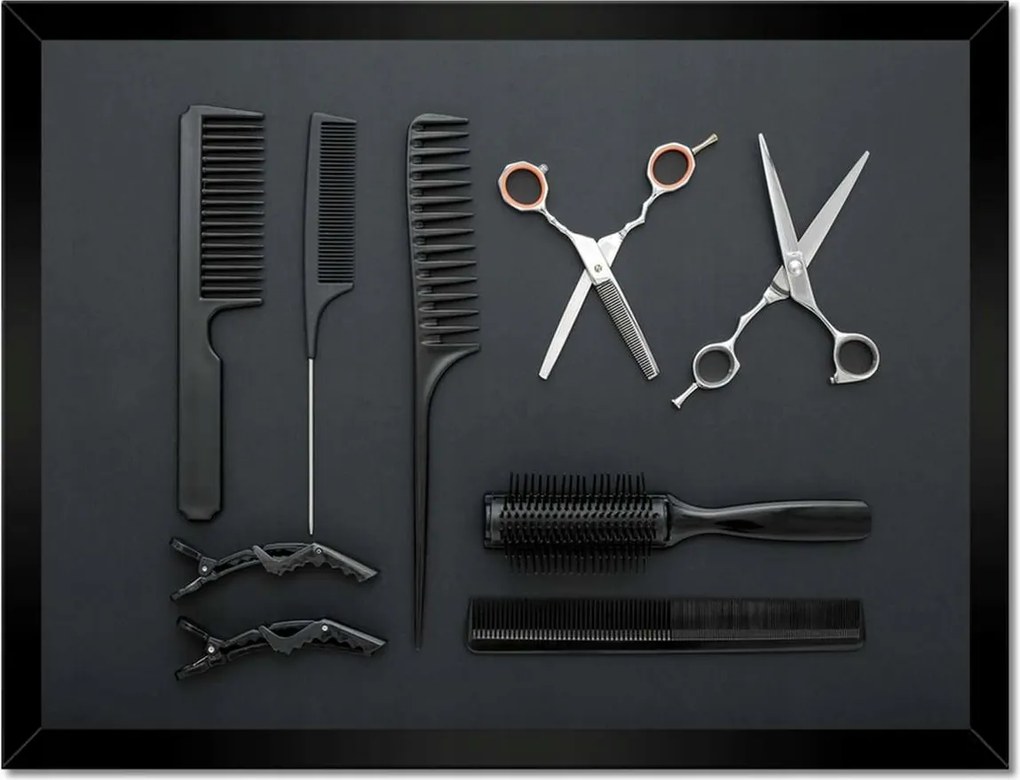 Poszterek keretben 40x30 Barber motívum Felszerelés