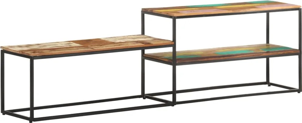 vidaXL tömör újrahasznosított fa TV-szekrény 180 x 30 x 50 cm