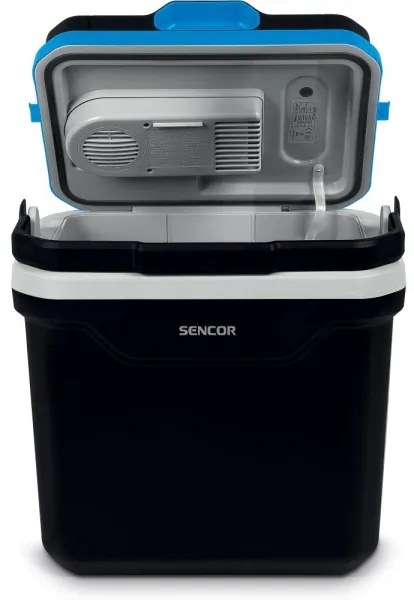 Sencor - Hordozható autós hűtőszekrény 24 l 60W/12V/230V fekete
