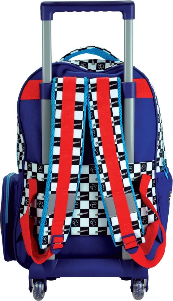 Mancs Őrjárat Racing gurulós iskolatáska, táska 46 cm