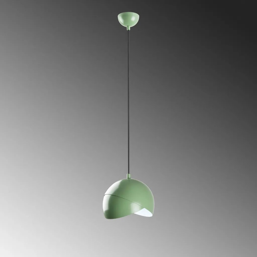 Pacman fém függőlámpa, menta, Ø20 cm