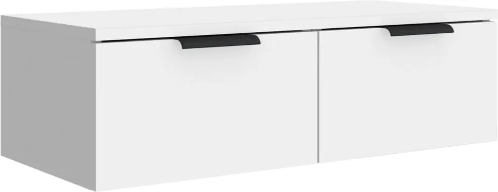 vidaXL fehér szerelt fa faliszekrény 68 x 30 x 20 cm