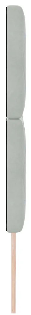 LED Fejrész Világosszürke 80 cm Bársony