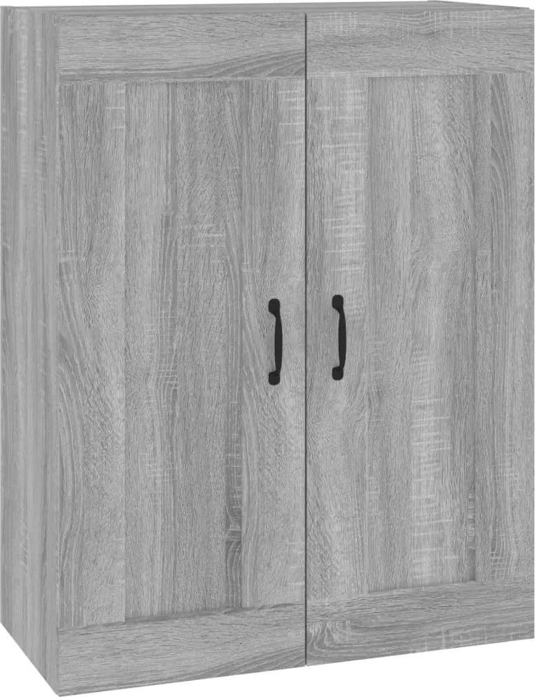 vidaXL szürke sonoma színű függő faliszekrény 69,5 x 32,5 x 90 cm