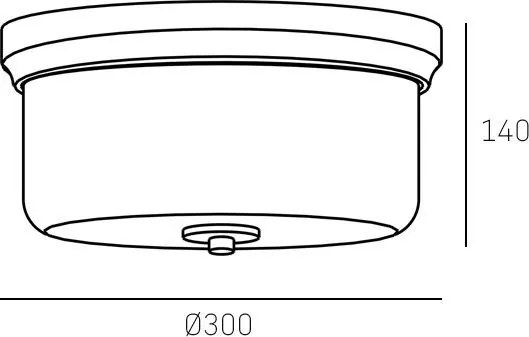 COSMOSLIGHT C02381BR DRESDEN Klasszikus Mennyezeti Lámpa Sárgaréz E27 IP20