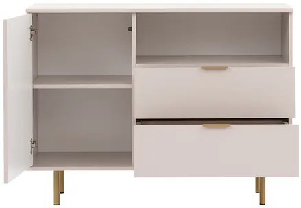 Komód Newelon K1D2SZ NW01 (fekete + arany) . 1103662