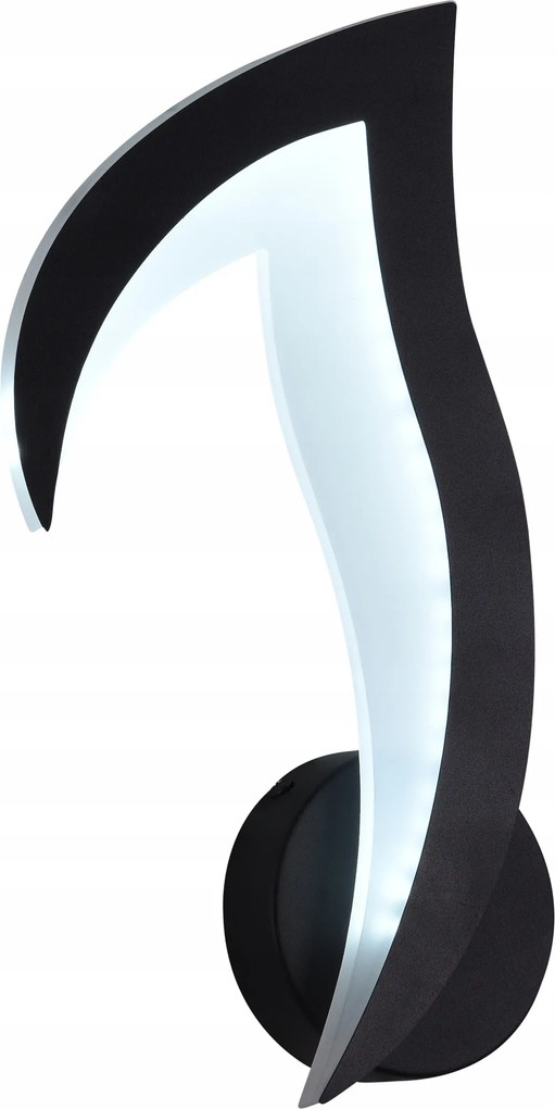 Modern Led fali lámpa Éjjeli lámpa Lótuszvirág Fekete Hideg szín