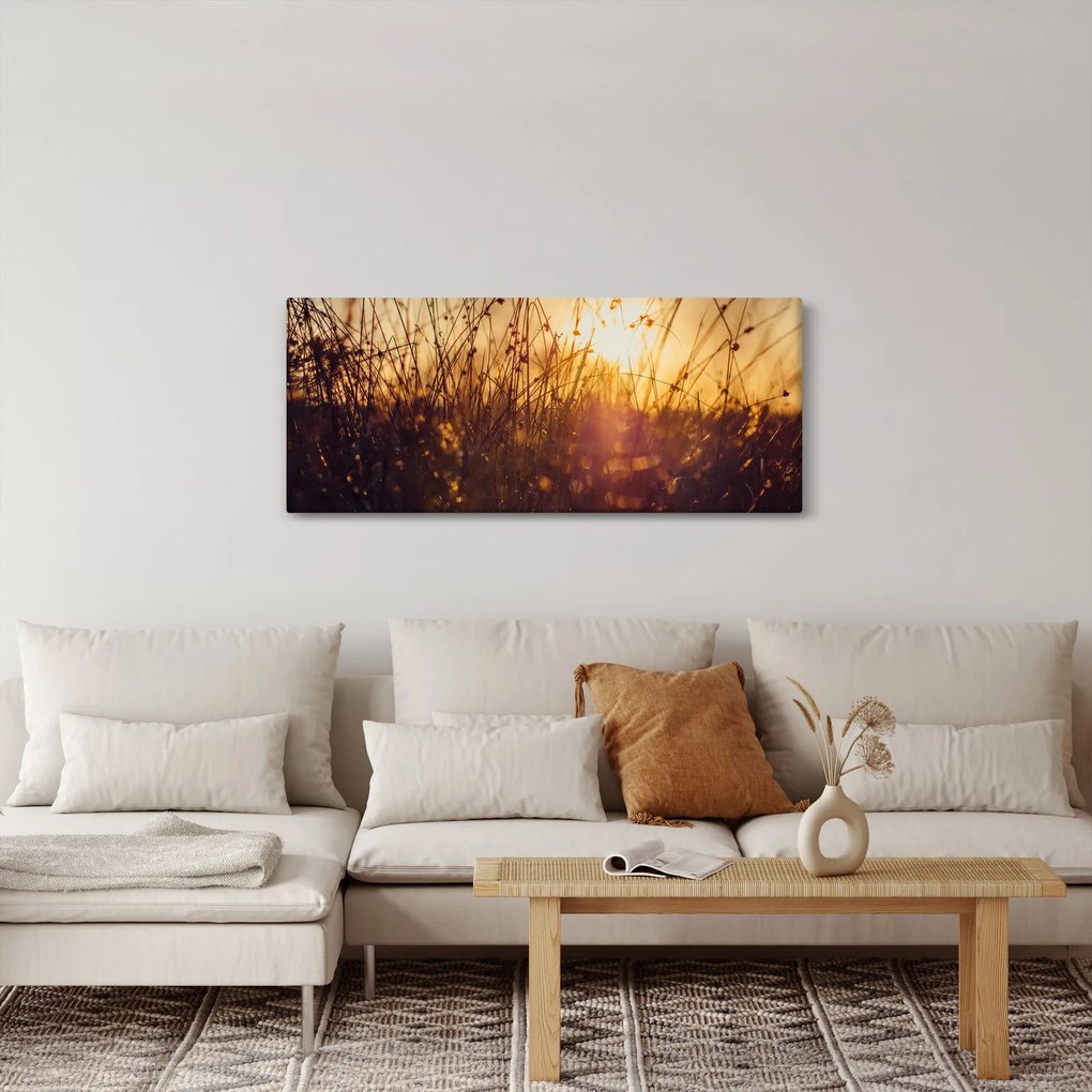 A mező képe naplementekor (120x50 cm)