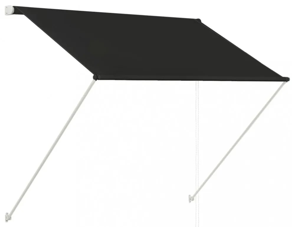 feltekerhető antracitszürke napellenző 100 x 150 cm