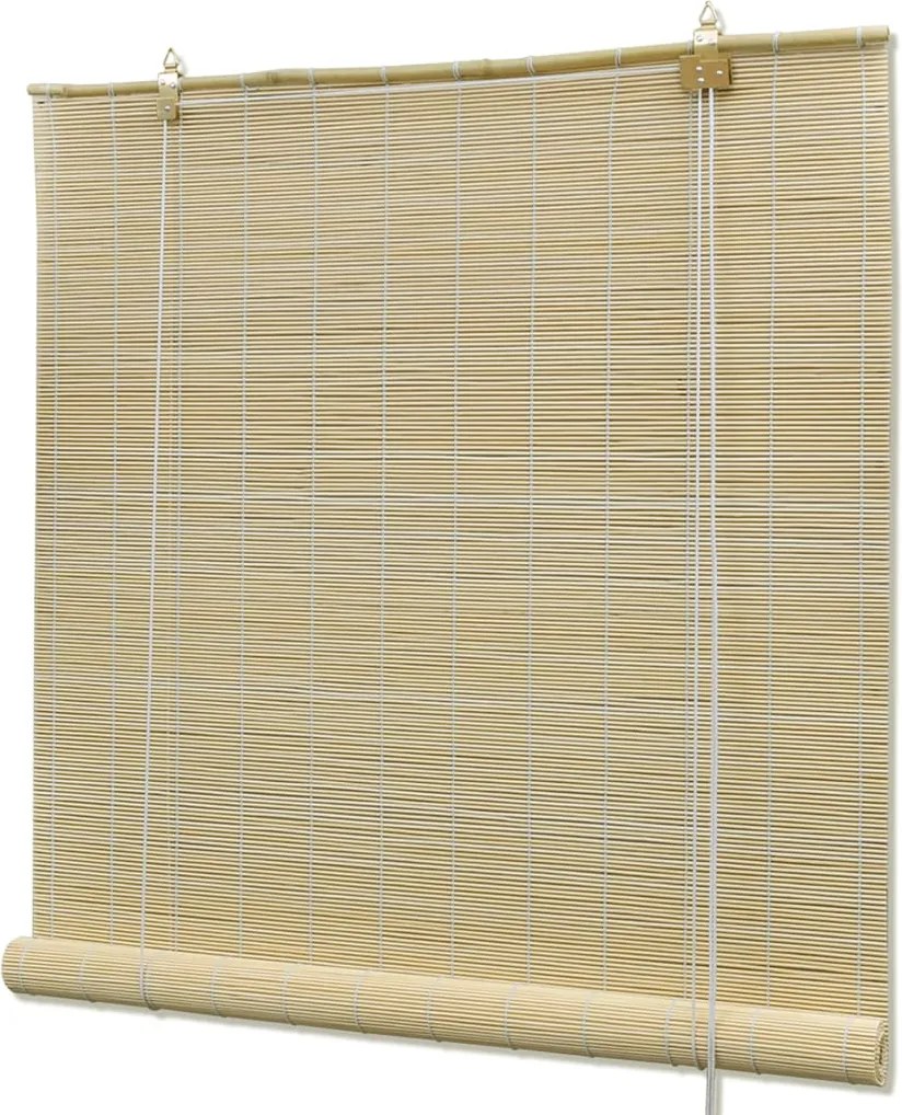 vidaXL Természetes Bambusz Roló 140 x 160 cm