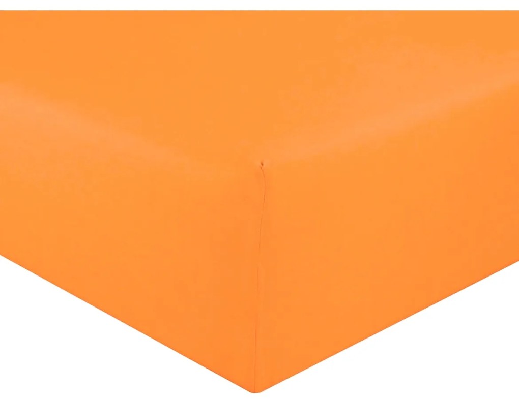 Ágynemű jersey narancssárga TiaHome - 90x200cm