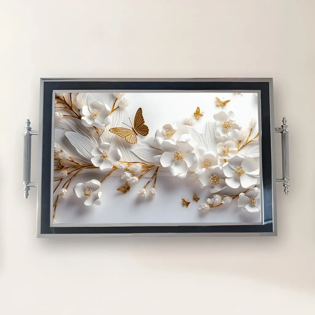 Üveg tálca, 38×24 cm – TPG9810