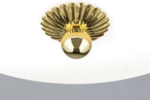 Orion - Mennyezeti lámpatest EMPIRA 2xE27/40W/230V, Ø 35,5 cm, aranyszínű