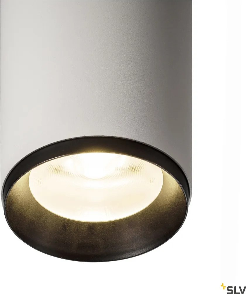 SLV 1004334 NUMINOS Hengeres Mennyezeti Lámpa Fehér, Fekete LED IP20