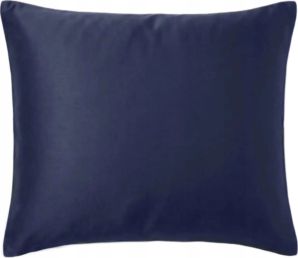 Bambusz párnahuzat 40x60 sötétkék-fehér bézs