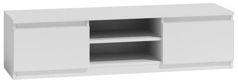 Drohmo RTV120 TV állvány, 120x36x40 cm, fehér