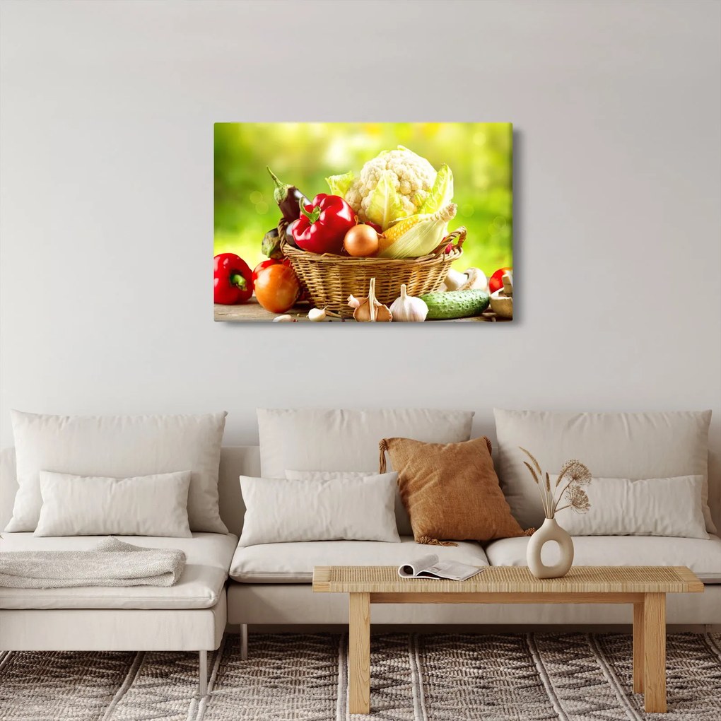 Kép - Zöldségek (90x60 cm)