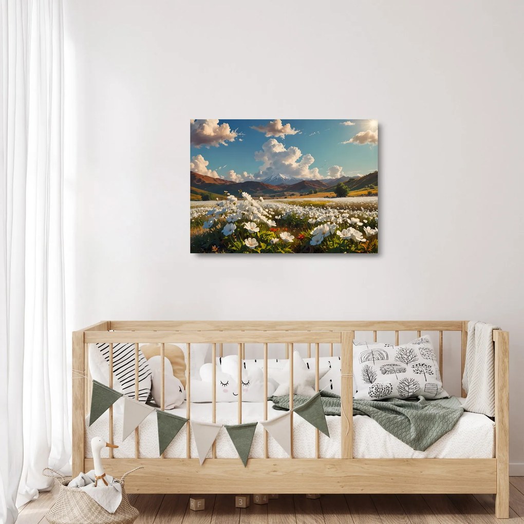 Üveg kép - Csendes táj (70x50 cm)