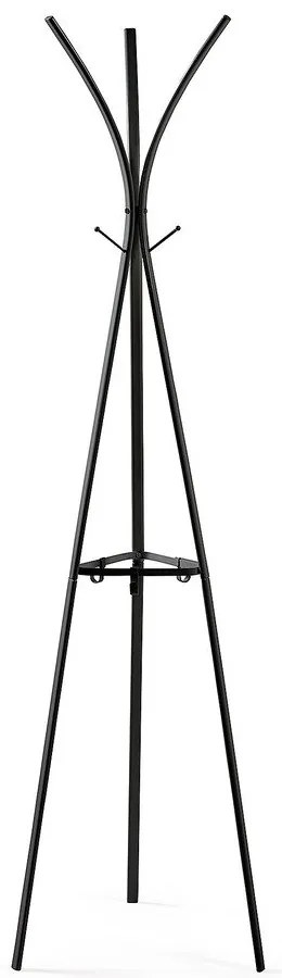 Stearn fekete fogas, magasság 183 cm - Kave Home