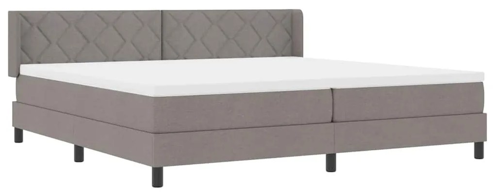 Boxspring ágy matraccal matracmal Tópszínű 200 x 200 cm