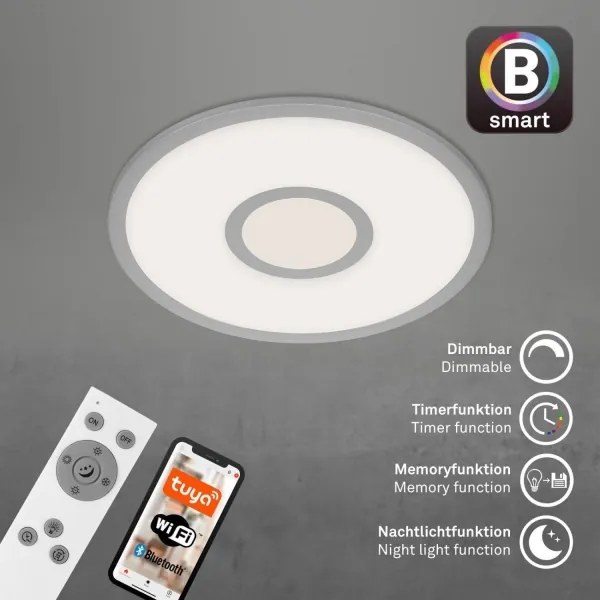 Brilo -LED RGB Dimmelhető mennyezeti lámpa CENTRO LED/24W/230V Wi-Fi Tuya + távirányító