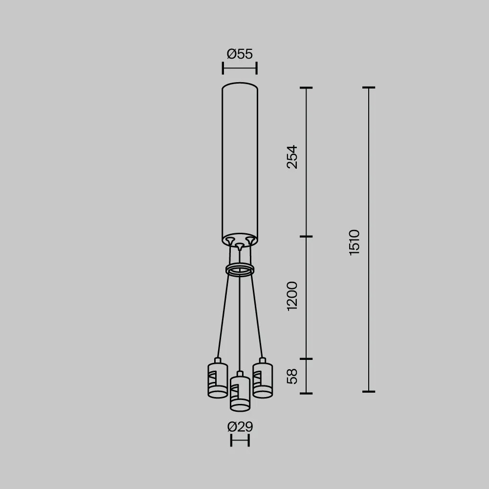 TRA154SW-BB-R-BS Accessories for tracks Flarity Alumínium Sín kiegészítő elem Sárgaréz Színű LED W IP20