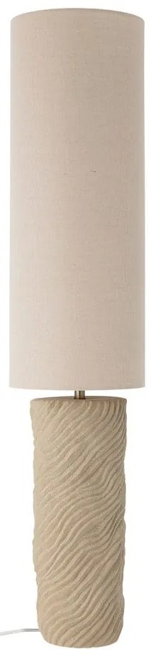 Natúr színű állólámpa textil búrával (magasság 110 cm) Payah – Bloomingville