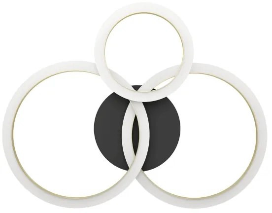 Eglo 901224 - LED Dimmelhető mennyezeti lámpa CALLIERA LED/20W/230V fekete/arany