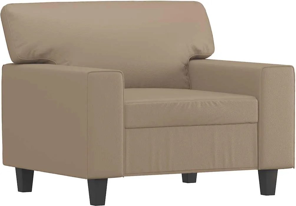 vidaXL kávészínű műbőr kanapéfotel 60 cm