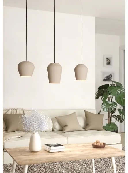 Eglo 900143 - Csillár zsinóron CAMBAITO 3xE27/40W/230V