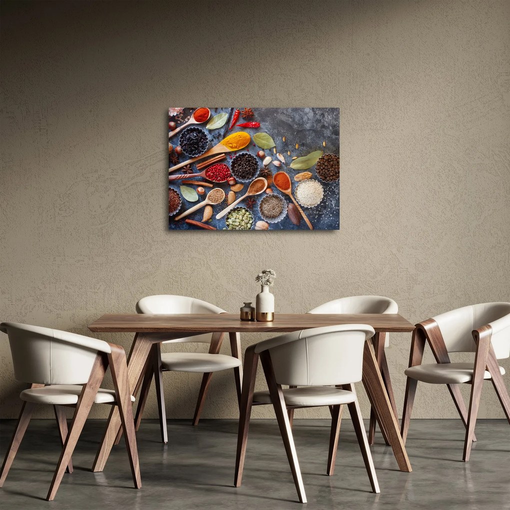Kép - Fűszerek (70x50 cm)