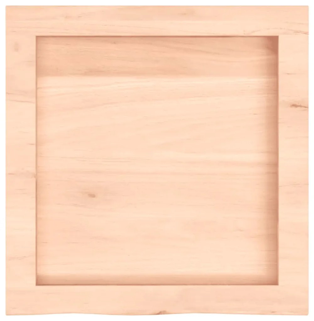 kezeletlen tömör fa fürdőszobai pult 40x40x(2-4) cm