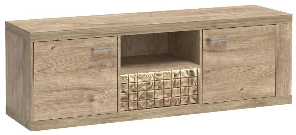 TV asztal/szekrény Nature 12 (LED világítással) (ribbeck tölgy). Akció -15%. 1057916