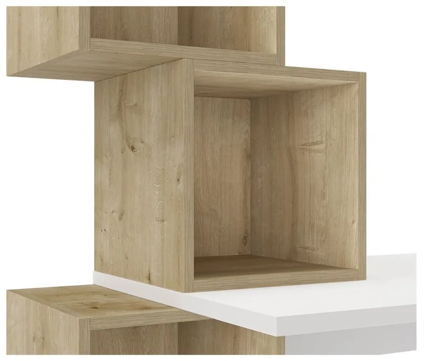Íróasztal tölgyfa dekorral 60x154 cm Cubik – Marckeric