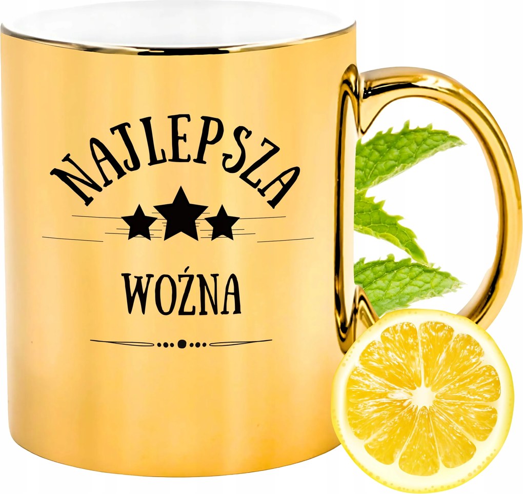 Prémium Arany Csillogó Bögre Gondnoknőnek Ajándék Nyomtatott Fotóval