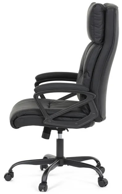 Irodai szék hintamechanikával, fekete műbőr kárpittal. KA-Y346 BK