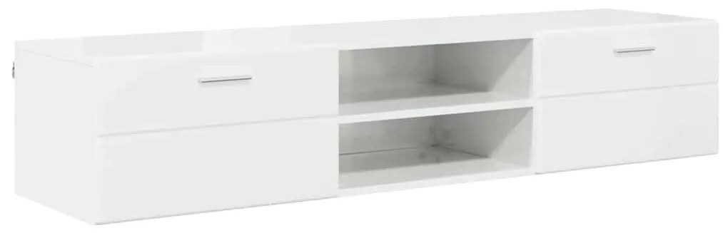 TV szekrény fiókkal Beton szürke 150 x 39 x 30 cm Faanyag