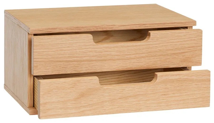 Natúr színű függő éjjeliszekrény tölgyfa dekorral AtHand – Hübsch