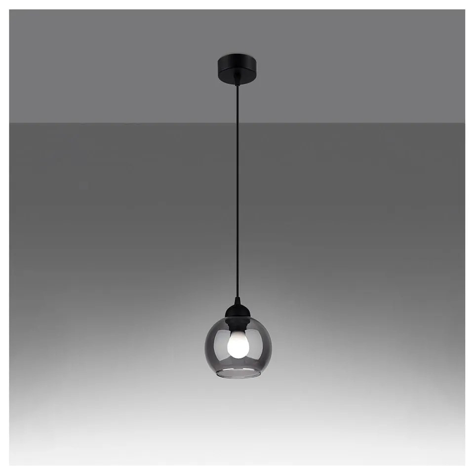 Fekete függőlámpa ø 15 cm Grande – Nice Lamps
