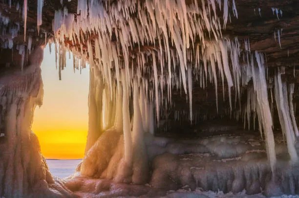 Fotográfia Apostle Islands Sea Caves, Posnov