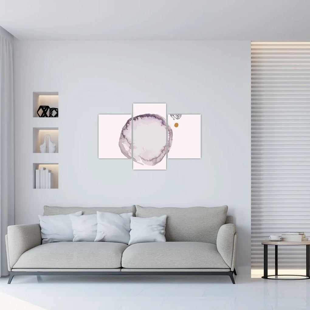Kép - Lila minimalizmus N⁰4 (90x60 cm)