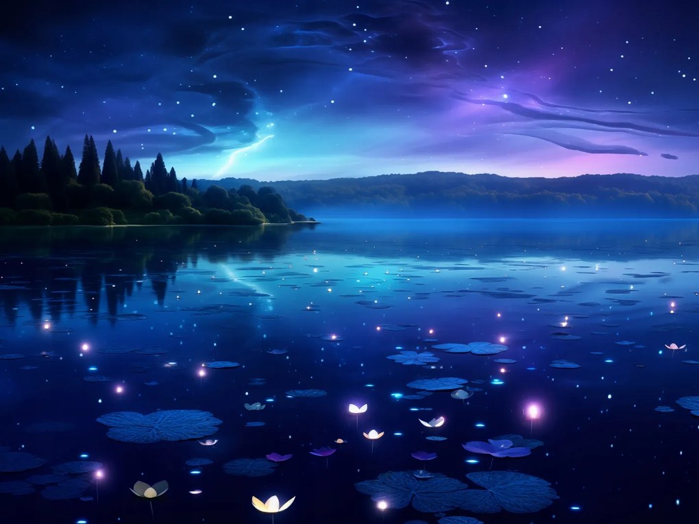 Poszter 80x60cm Fényfüzérek suttogása