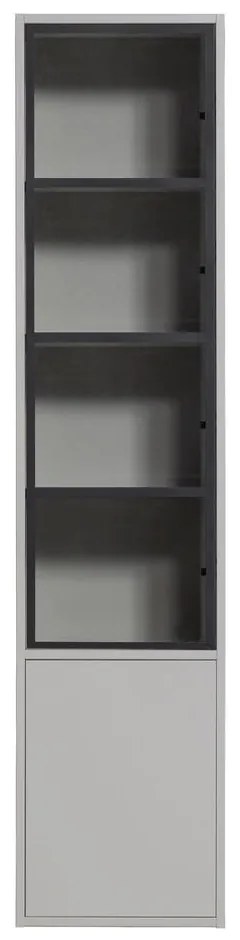 Világosszürke borovi fenyő tálalószekrény 53x230 cm Basic – vtwonen