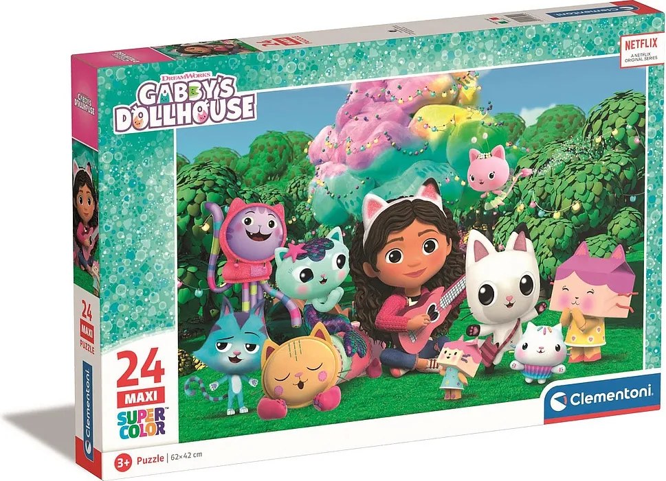 Gabi babaháza Rainbow-Tree 24 db-os maxi puzzle Clementoni